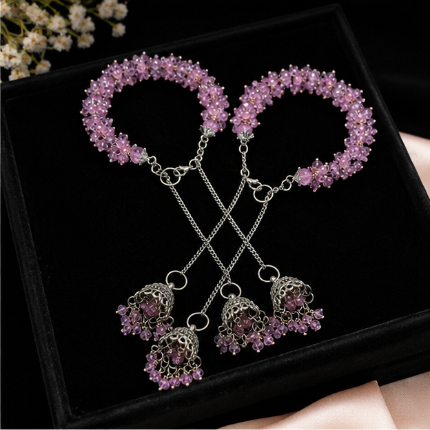 Blush Rose Gajra Bracelet